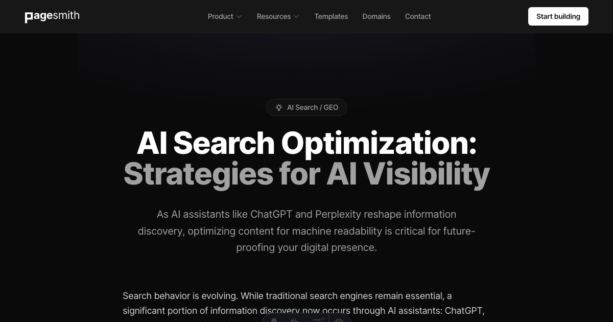 AI Search Optimization: Get Cited by ChatGPT, Perplexity & AI Overviews